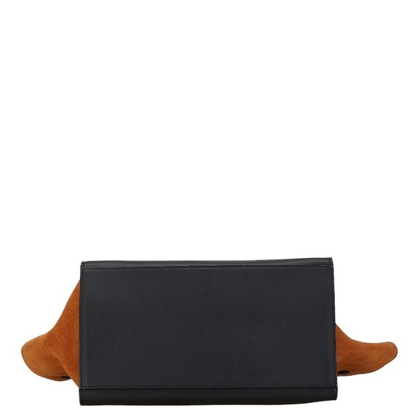 Celine Trapeze Python Shoulder Bag 2Way Black - Picture 5 of 12